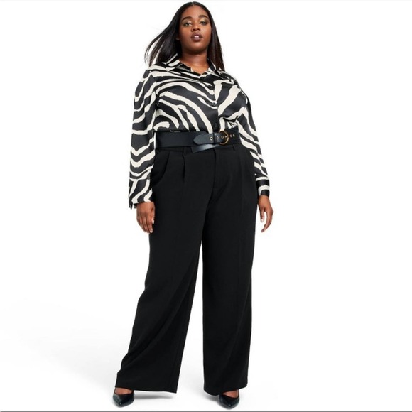 NWT Sergio Hudson for Target Zebra Print Blouse - Picture 3 of 3